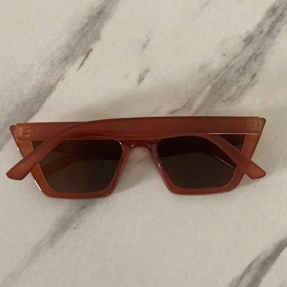 Women's Cat-Eye Sunglasses in Burnt Orange